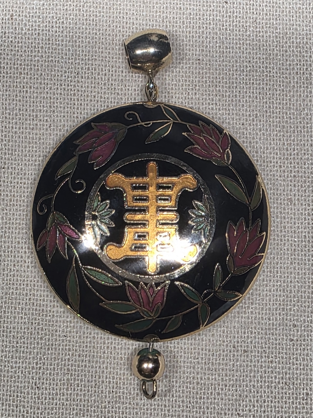 Vintage Cloissone pendant